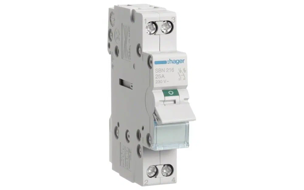 slider 0 Interrupteur-sectionneur HAGER SBN216