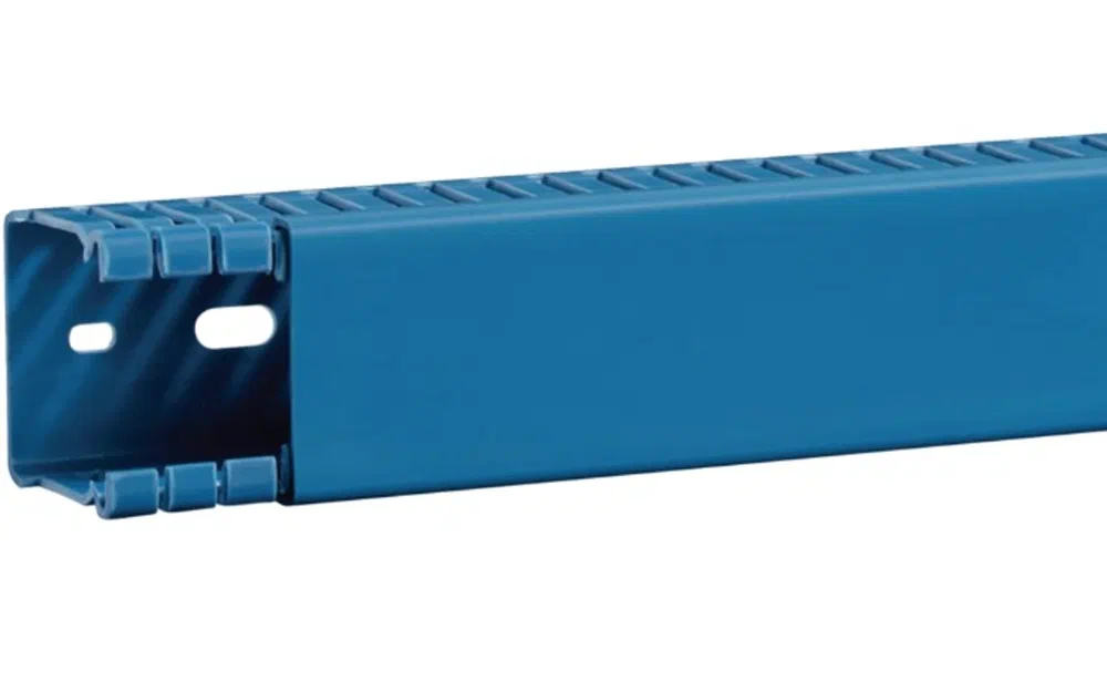slider 0 Goulotte de câblage bleue (ouverte)