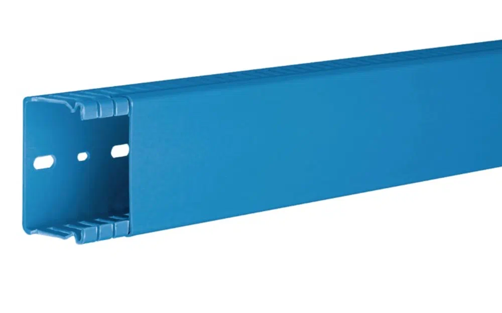 slider 0 Goulotte de câblage bleue (ouverte)