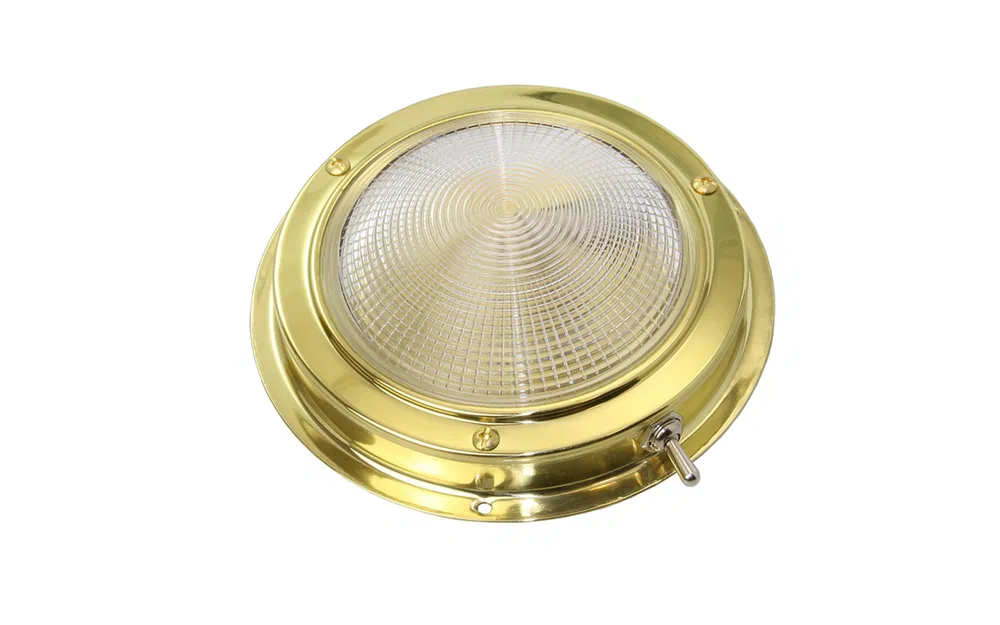 slider 0 Lampe de lecture en laiton + lampe halogène 12V/20W