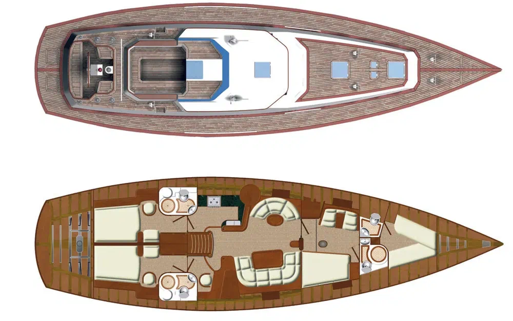 slider 77 Lagoon Royal Pilot Saloon 65- SERENA