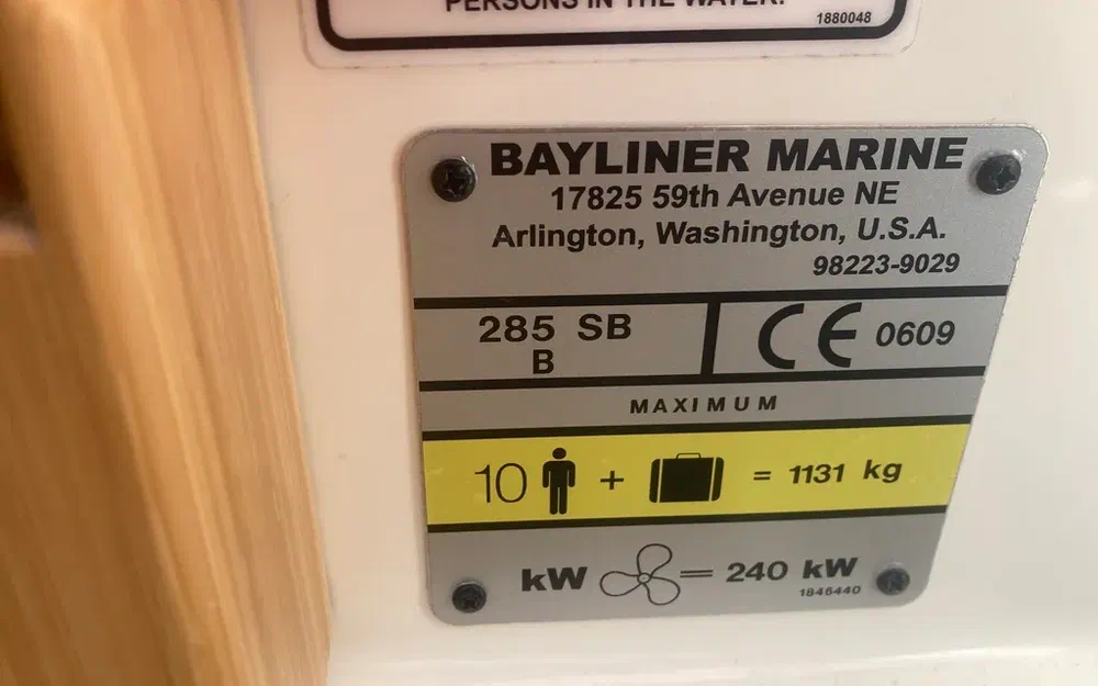 slider 24 Bayliner 275 SB