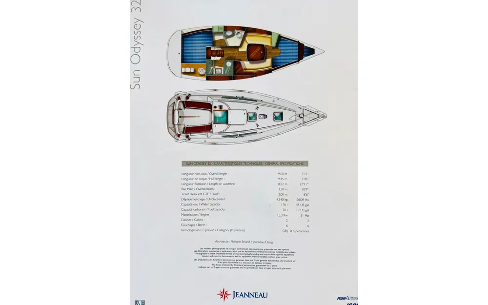 slider 32 Jeanneau Sun Odyssey 32 i