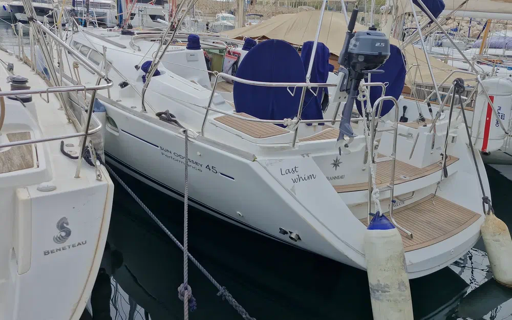slider 31 Jeanneau Sun Odyssey 45 Performance