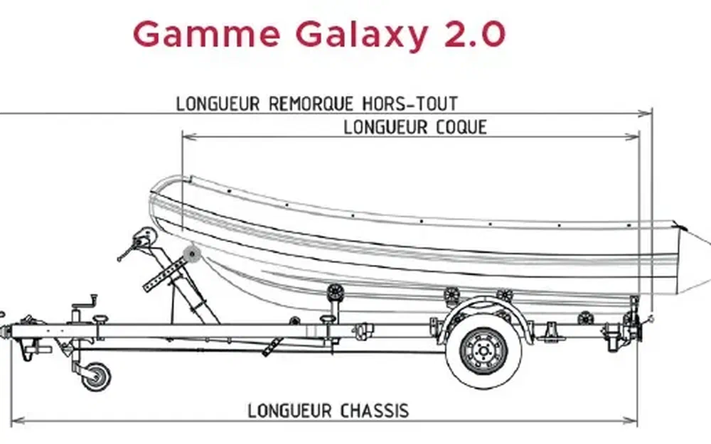 slider 1 Remorque Sun Way Galaxy 2.0 GS16 PTAC 1600 Kg