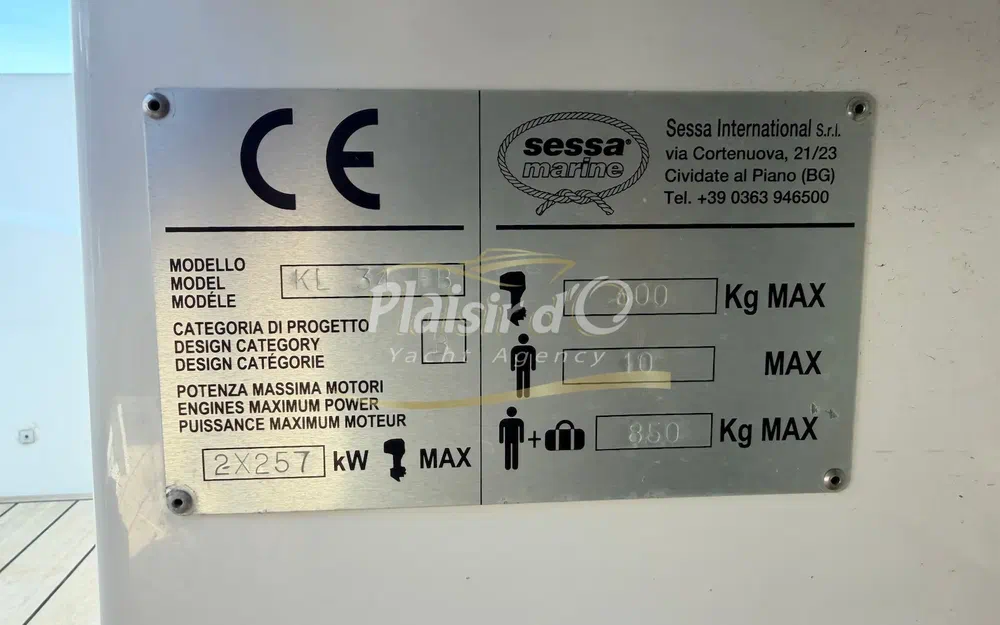 slider 34 Sessa Marine Key Largo 34