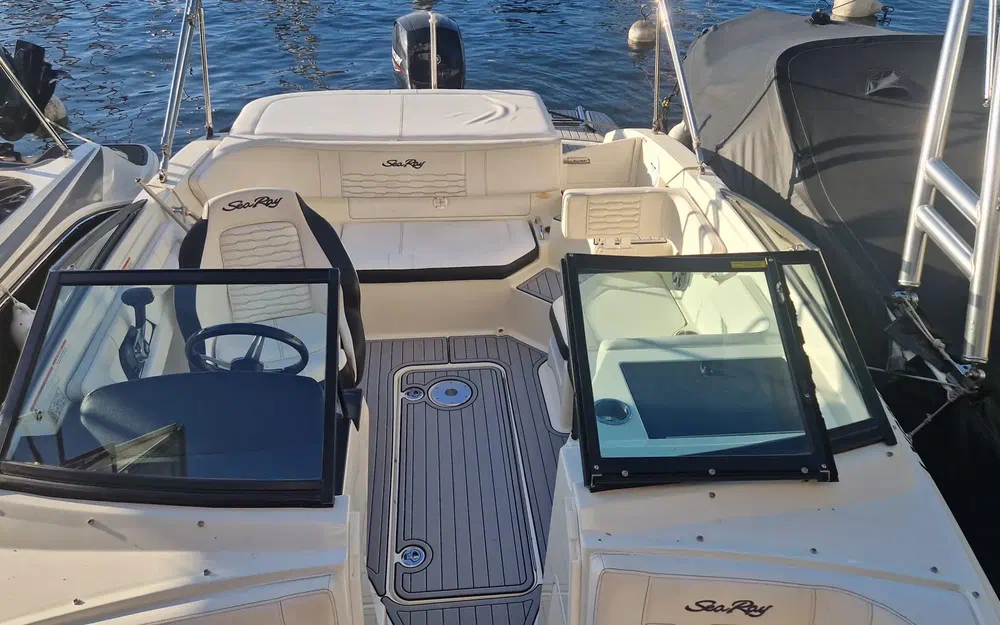 slider 7 Sea Ray Saa Ray 190 SPX + Place de port+ remorque double essieux OB