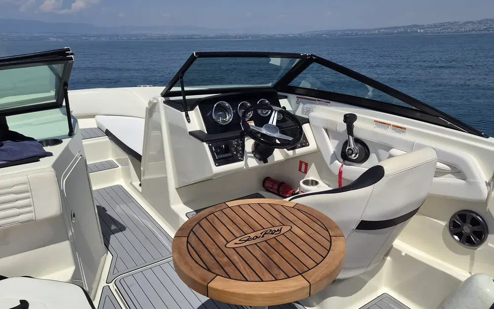 slider 0 Sea Ray Saa Ray 190 SPX + Place de port+ remorque double essieux OB