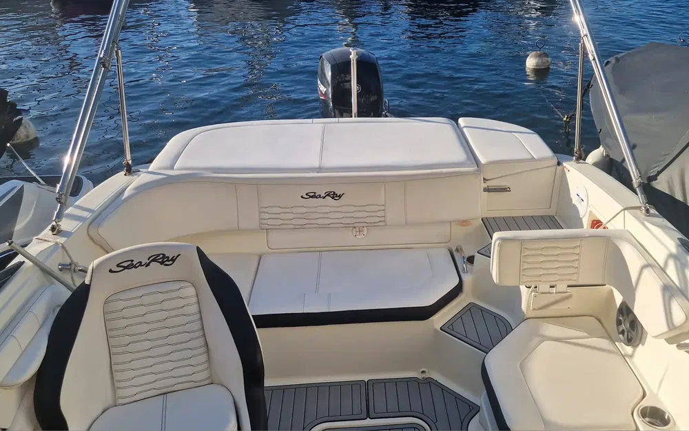 slider 10 Sea Ray Saa Ray 190 SPX + Place de port+ remorque double essieux OB