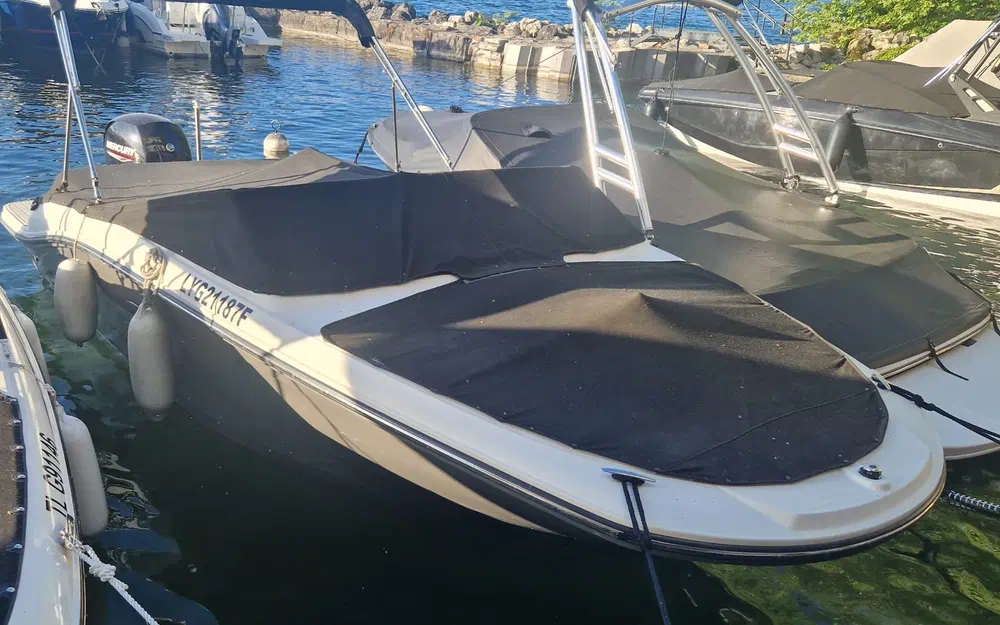 slider 3 Sea Ray Saa Ray 190 SPX + Place de port+ remorque double essieux OB