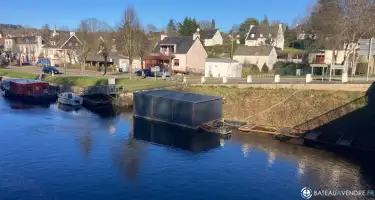 Ponton Boat House boat open space , bureaux, selon projet