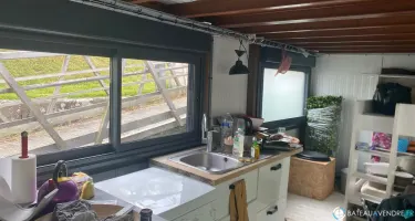 Ponton Boat House boat open space , bureaux, selon projet
