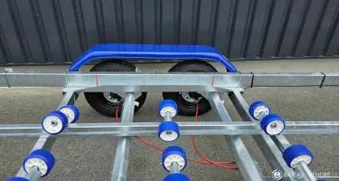 Remorque porte bateau SUN WAY Galaxy GD12 PTAC 2400 Kg 