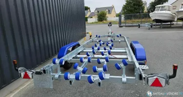 Remorque porte bateau SUN WAY Galaxy GD12 PTAC 2400 Kg 