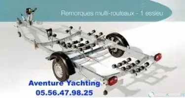 REMORQUE BATEAU OCEANE O111S-55 CU 870Kg PTAC 1150Kg