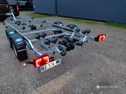 Remorque double essieux BRENDERUP ELLEBI 3500 kg