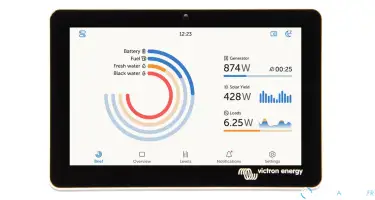 Victron GX Touch 50 intégré