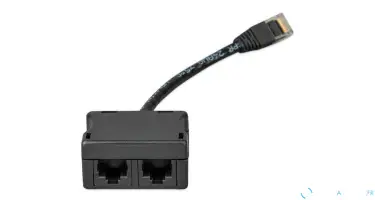 Répéteur RJ45 1xRJ45 mâle/câble de 15 cm/2x