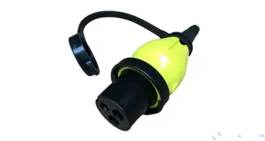 Prise 16A / 250V (2p/3w) pour connexion au courant de quai