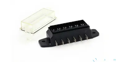 Support de fusible à lames plat 6 pôles