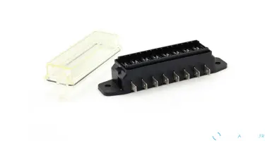 Porte-fusible à lame 8 pôles, connexion latérale