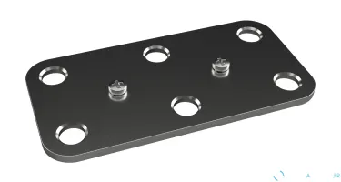 Plaque de liaison DCM (pas de 38x50 mm)