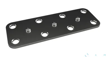Plaque de liaison DCM (pas de 38x50 mm)