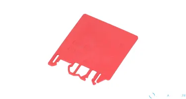 Plaque de séparation - rouge