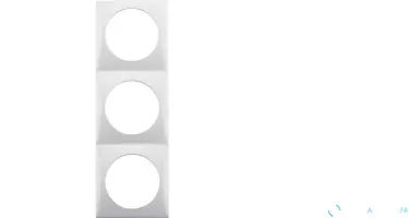 Cadre de couverture triple