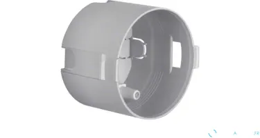 Boîte de protection avec presse-étoupe profonde