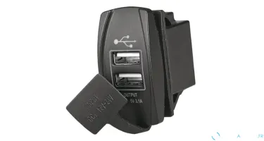 Port USB-A + USB-A pour cadre encastrable Carling
