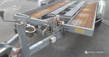 Remorque porte-voiture hydraulique MECANOREM 2000 kg