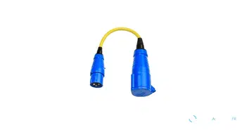 Câble adaptateur 16A/250V - fiche CEE / raccord Schuko