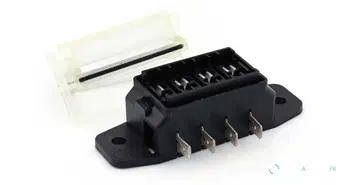 Porte-fusible à lame 4 pôles
