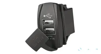 Port USB-A + USB-A pour cadre d’encastrement Carling