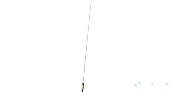 Antenne VHF SCAN 158/3 en acier inoxydable avec support