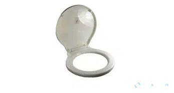 Abattant et couvercle de toilettes