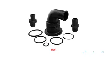 Kit de raccordement coudé 38 mm