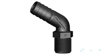 Tule 120° filetage extérieur