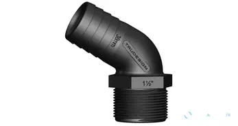 Tule 120° filetage extérieur