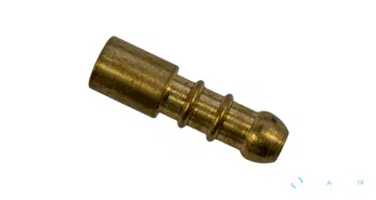 Collier d’embout cannelé 12 mm lisse