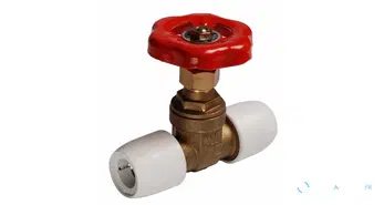 Vanne coulissante en laiton pour eau chaude + froide