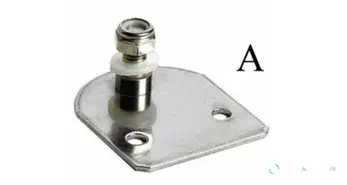 Plaque de fixation en inox