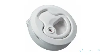 Anneau de trappe en plastique blanc sans serrure