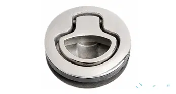 Anneau de panneau / fermeture de porte en inox avec butée sans serrure