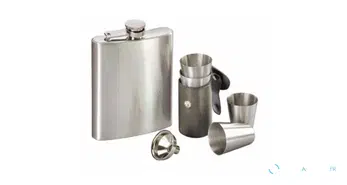 Set de flasques en acier inoxydable « Major »