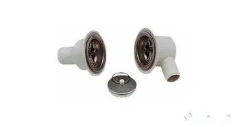 Évacuation Dometic coudée
