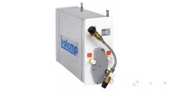 Chauffe-eau Isoterm rectangulaire en acier inoxydable