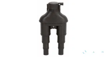 Aérateur en plastique avec clapet noir