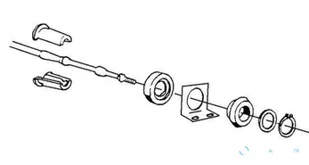 Câbles Morse 33C avec amortisseur de vibrations